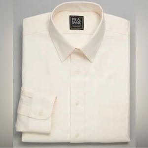 Joseph A Bank Traveler’s Collection Men’s 17-36 White Point Collar‎ Button Down